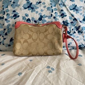 Coach wristlet